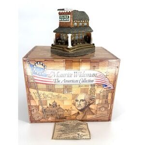 Maurice Wideman Vintage 1989 AC-048 Village Mercantile Figurine Includes COA